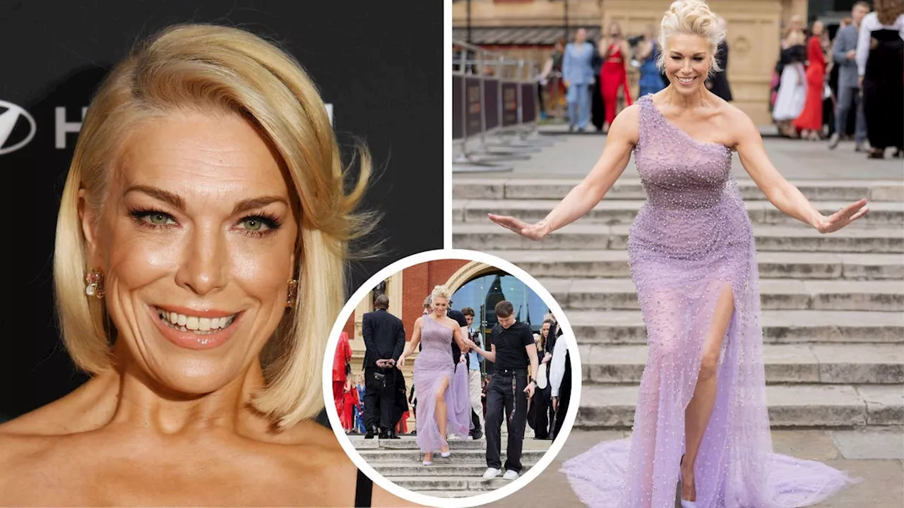 Hannah Waddingham confronts photographer who asked her to ‘show some leg’ at Oliviers