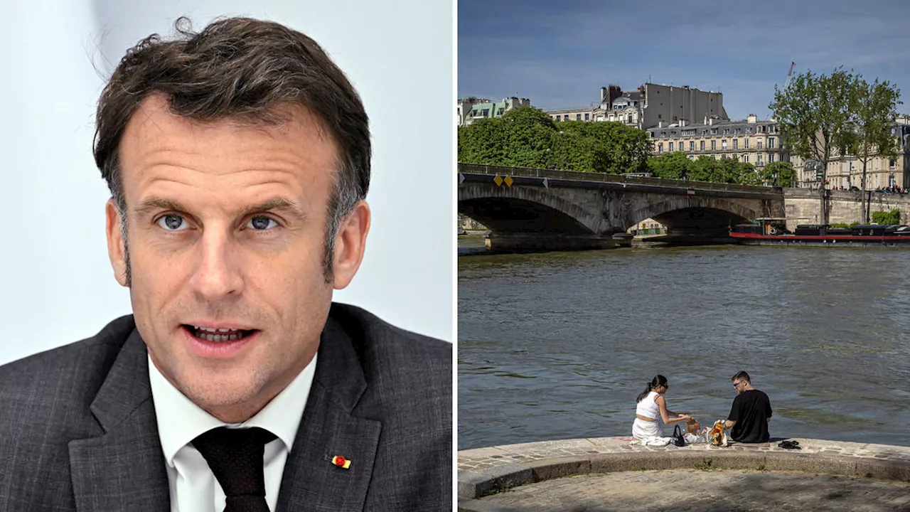 Macron says France may move Paris Olympic opening ceremony from 'world first' River Seine location over...