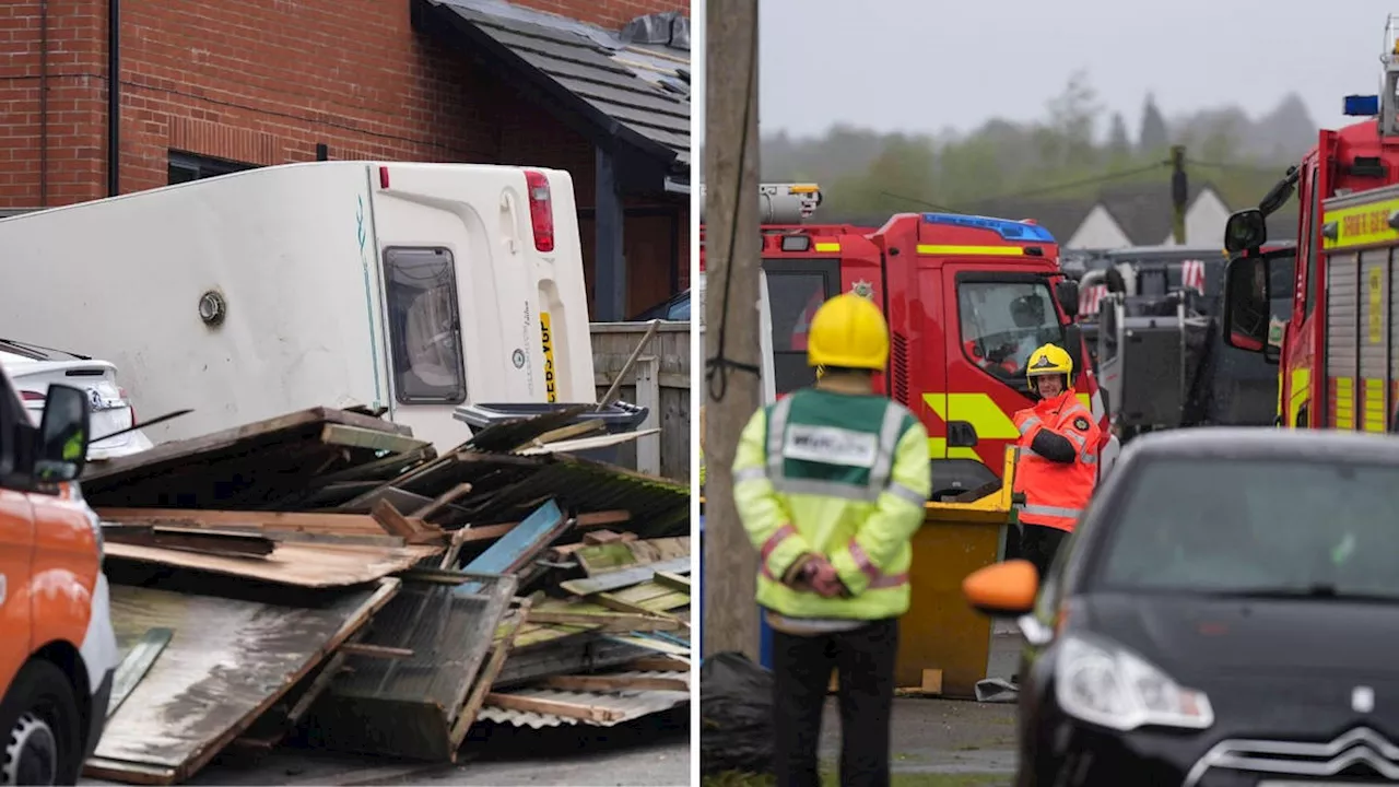 Suspected Tornado Causes Damage in Staffordshire Village