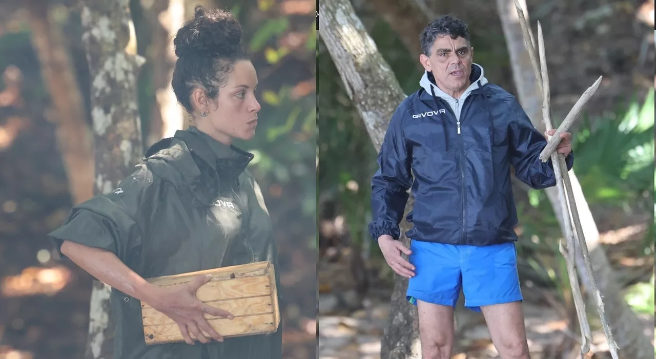 Isola, scintille tra Maité Yanes e Francesco Benigno per il fuoco: «Che ci sei venuto a fare? Vuoi solo litiga