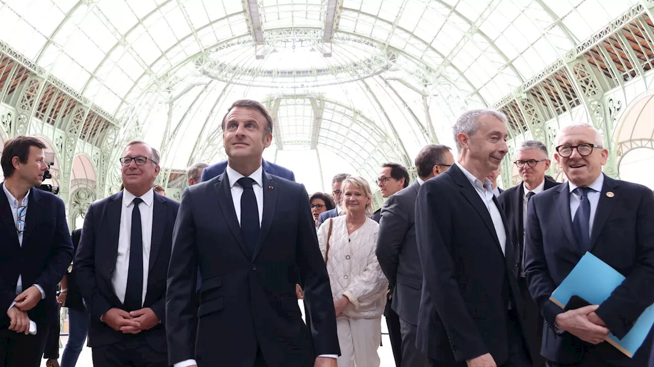 Grand Palais : « Le plus grand chantier de restauration avec celui de Notre-Dame », salue Emmanuel Macron