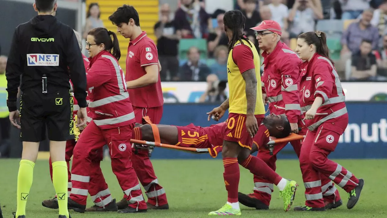 Pemain AS Roma Kolaps di Lapangan dalam Pertandingan Melawan Udinese