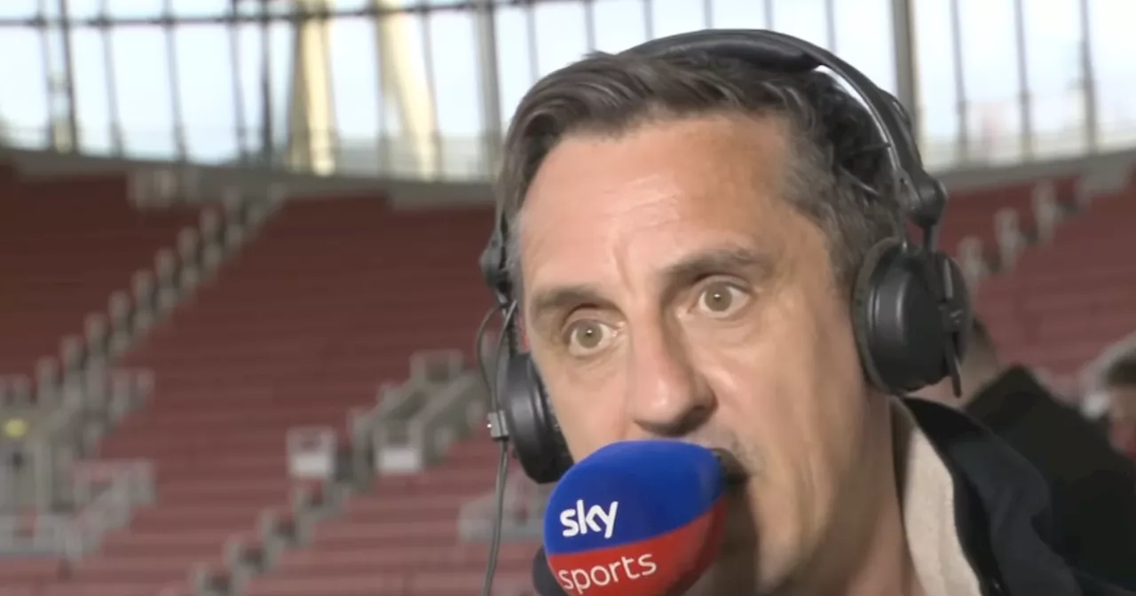 Gary Neville criticizes Manchester United players for poor away performances