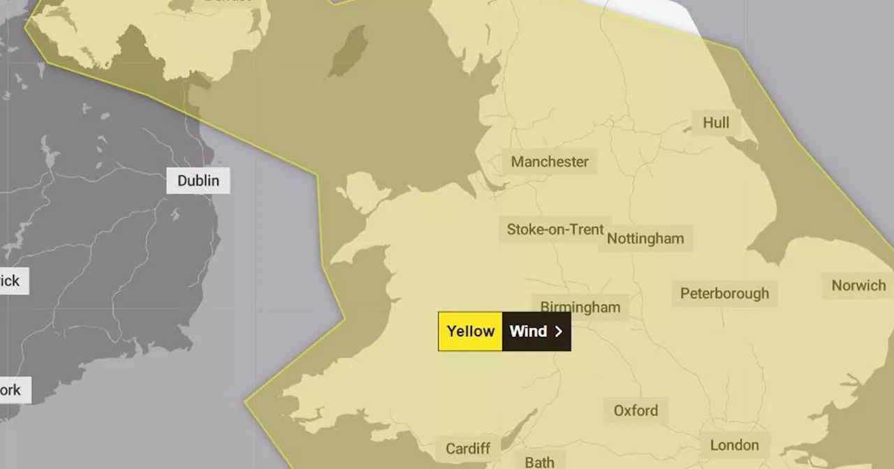 Met Office issues weather warning for Greater Manchester