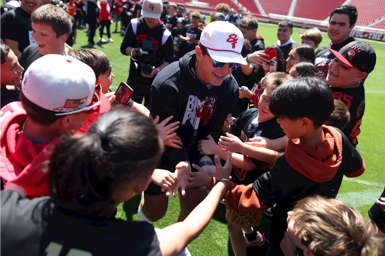 Purdy basks in ‘real love’ at youth camp before 49ers’ offseason program