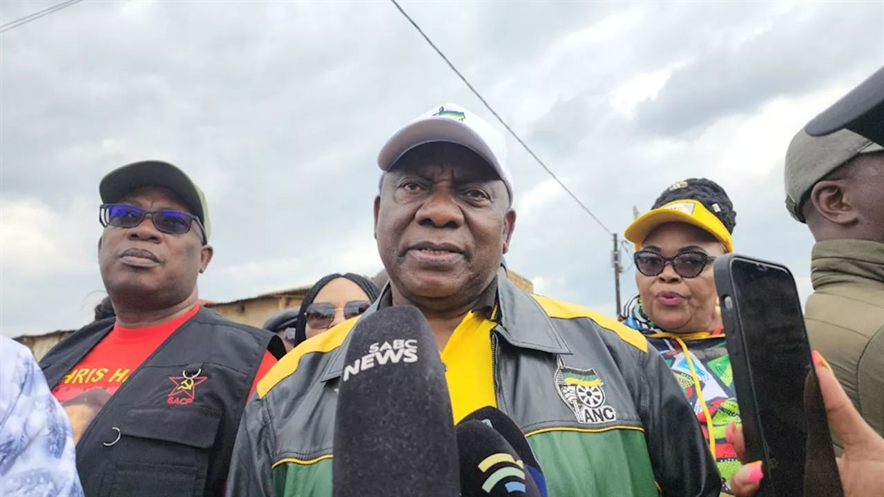 Elections 2024: ANC will not have 'battered nose' after elections, says emboldened Ramaphosa