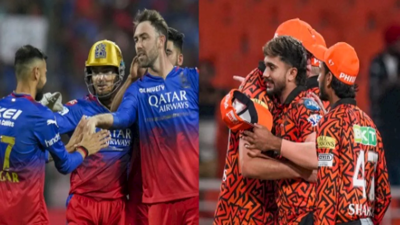 RCB vs SRH : बेंगलुरु और हैदराबाद में कौन मारेगा बाजी? जानें हेड टू हेड में किसका पलड़ा है भारी