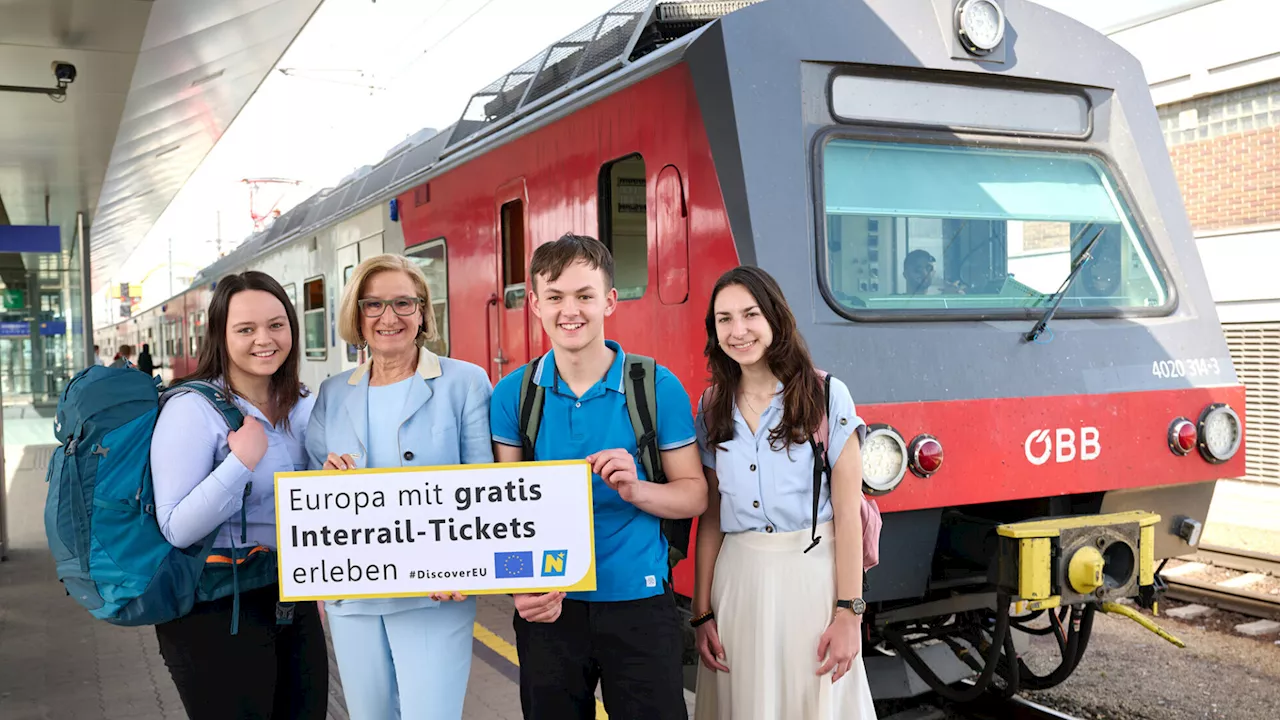 Gratis Interrail-Tickets für NÖ Jugend: Ab 16. April läuft Bewerbung