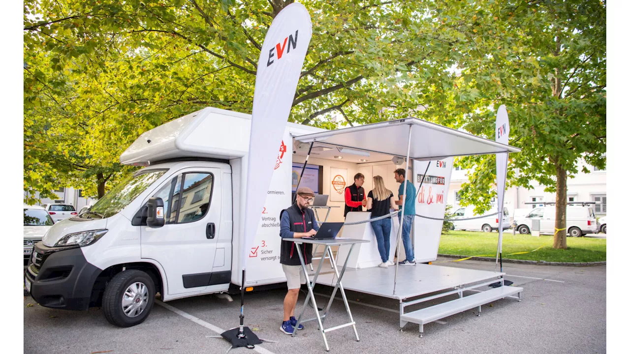 Persönliche Kundenberatung: EVN-Tourstart in Langenlois