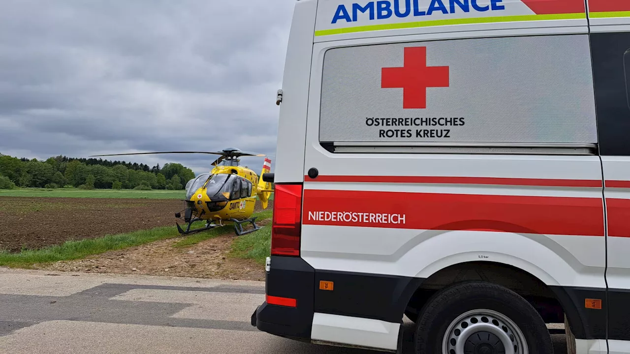 Radfahrer kolliderte auf B 22 in Ybbsitz mit Pkw