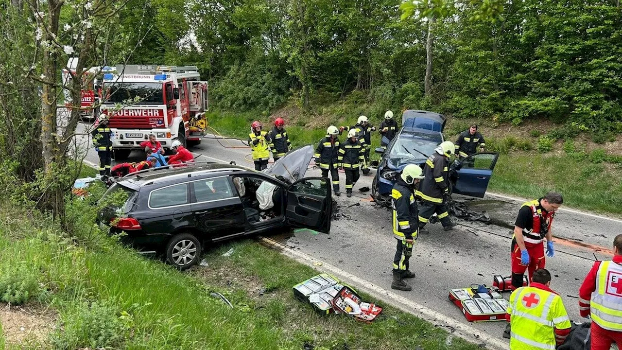 Schwerverletzte bei Frontal-Crash auf der B6