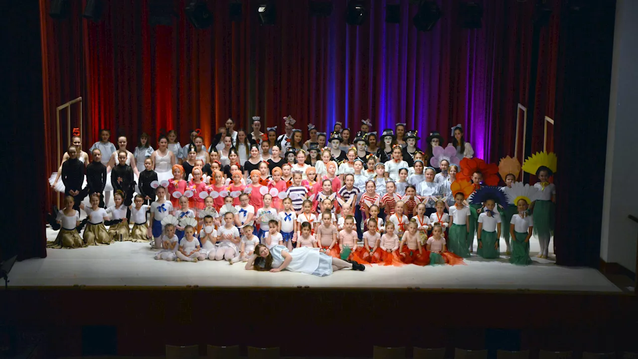 „Tanz durchs Wunderland“: 120 Tänzerinnen begeisterten im Stadtsaal