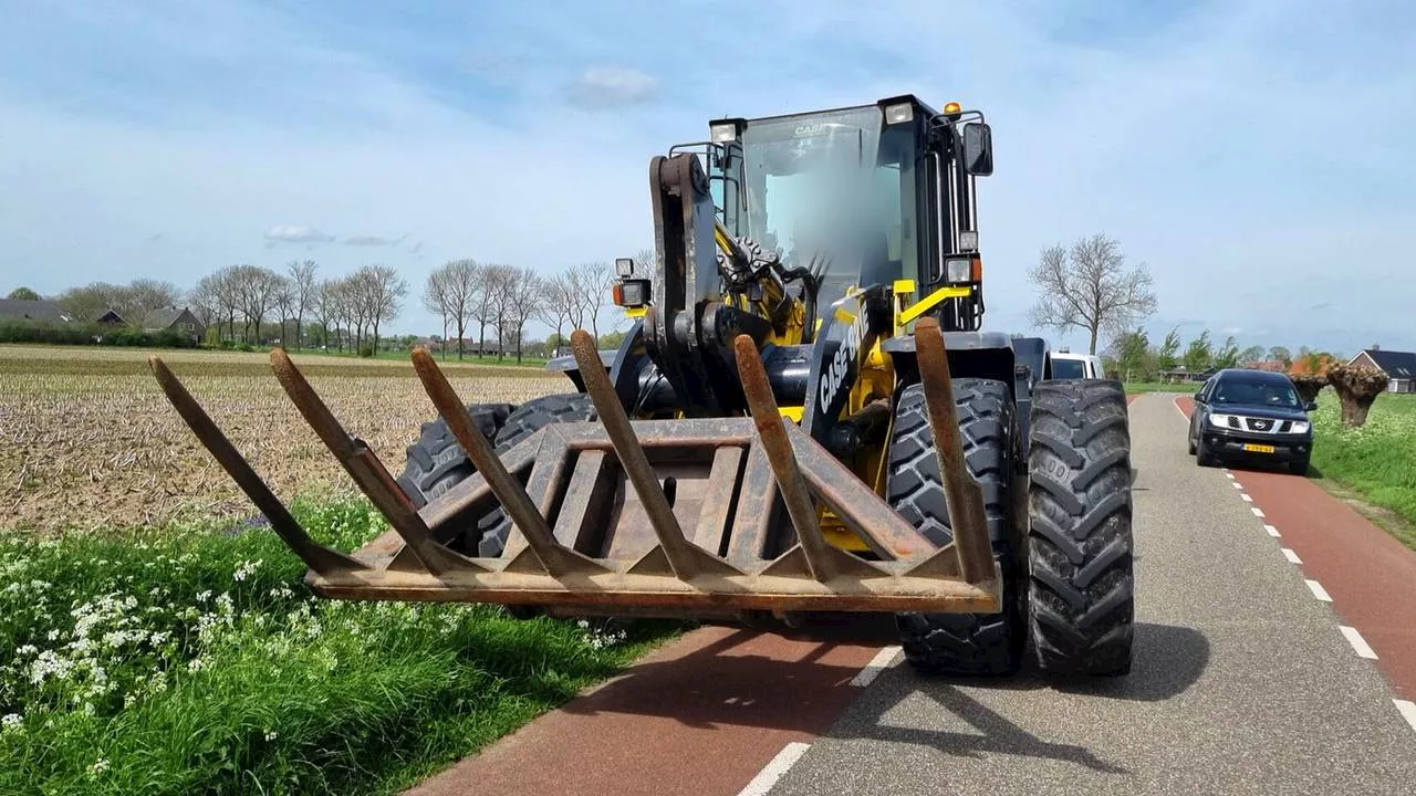 Boete voor te brede loader in Lith