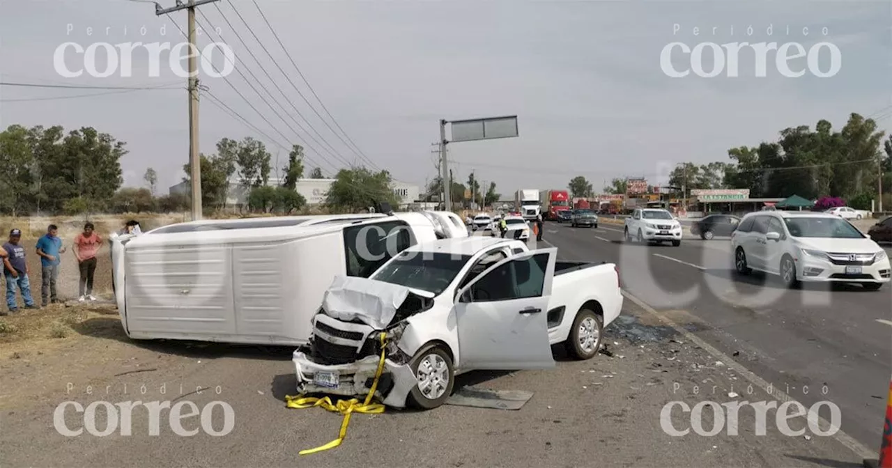 Accidente en el Libramiento Norte deja una mujer lesionada