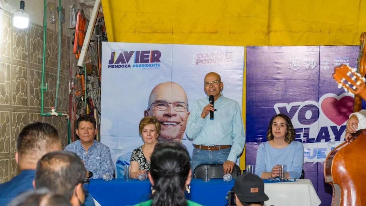 Candidato Javier Mendoza se compromete con la renovación urbana de Celaya