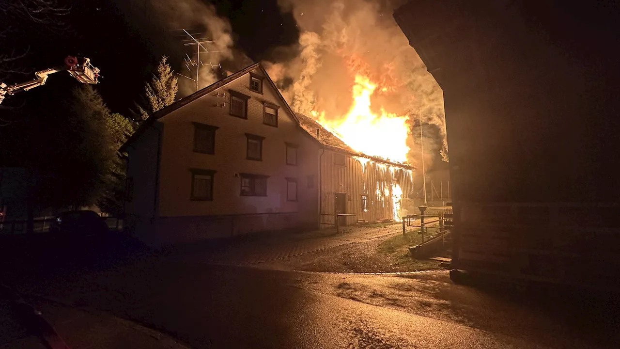 Brand in Heiden: Hoher Sachschaden