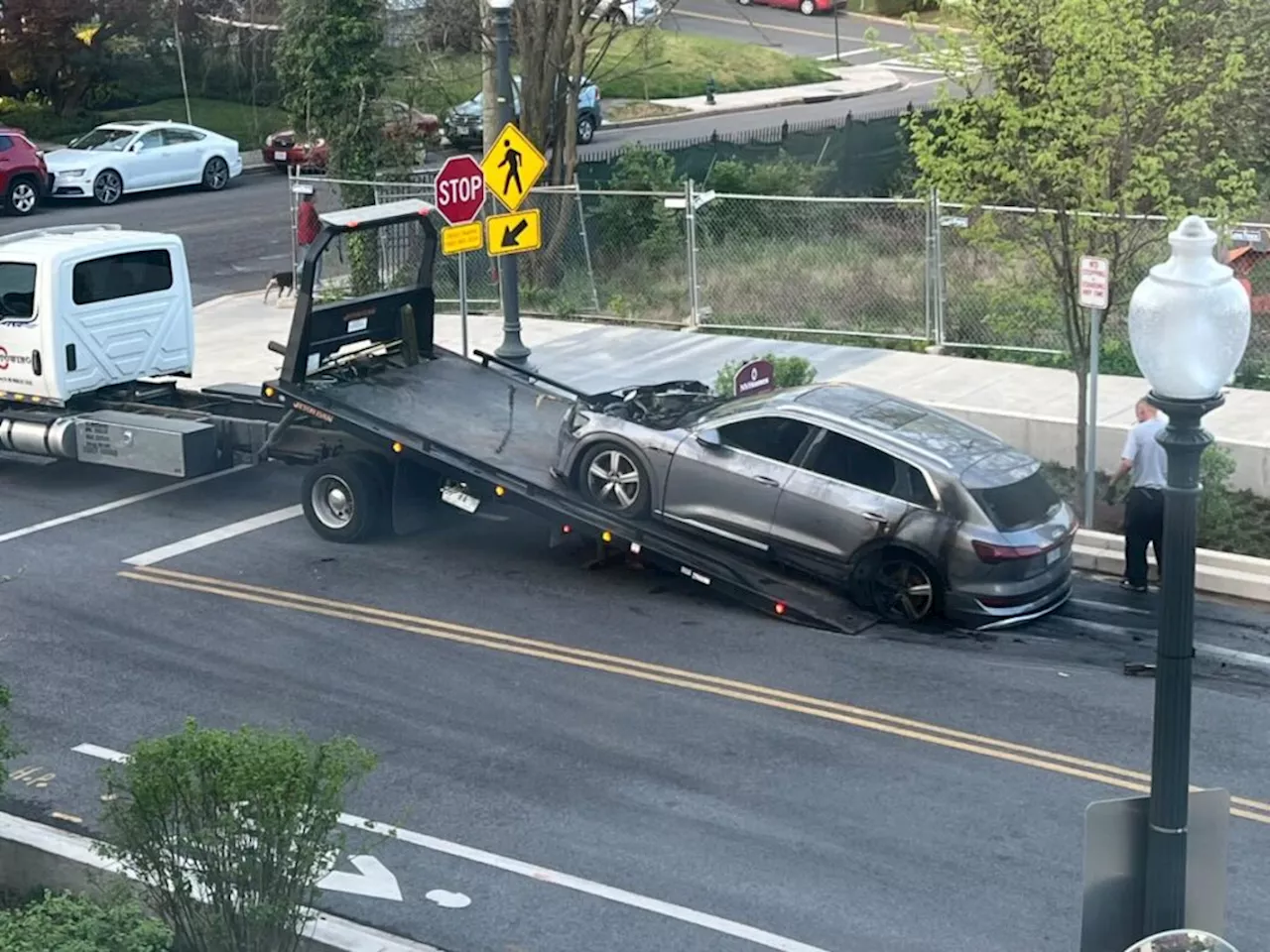Fire and Speeding Vehicle Incident at Vale Apartment Building