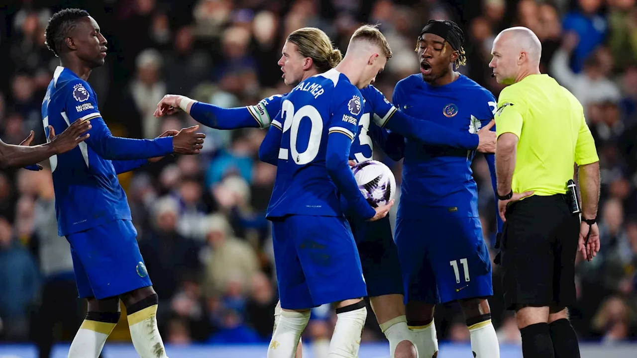 Chelsea: un vilain 'penaltygate' ternit le quadruplé historique de Palmer contre Everton