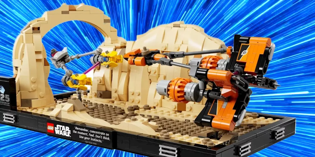 LEGO Star Wars Announces First Ever Phantom Menace Diorama As Part Of 25th Anniversary Celebrations