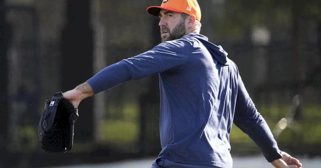 Debut de Verlander esta temporada con los Astros podría llegar el fin de semana