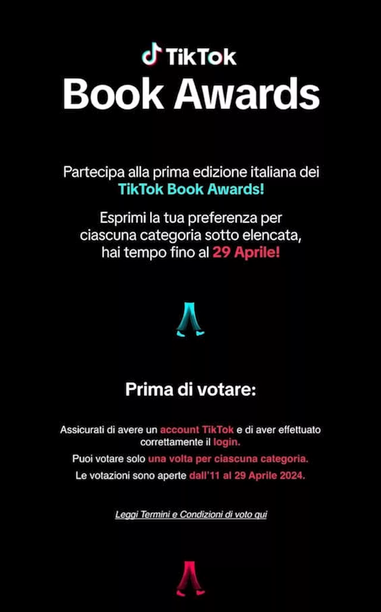 Il TikTok Book Award arriva in Italia: nel contest libri, autori, case editrici