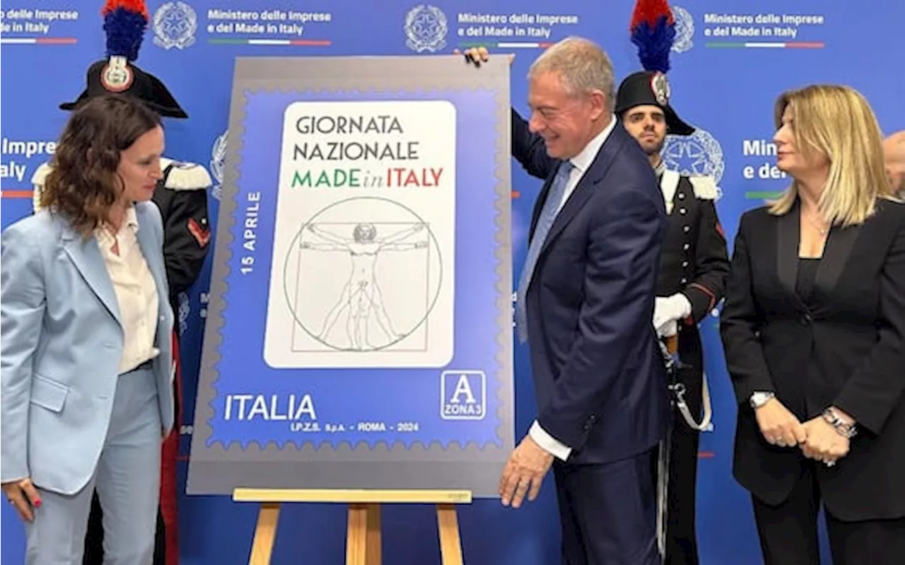 Presentato il francobollo dedicato alla Giornata nazionale del Made In Italy