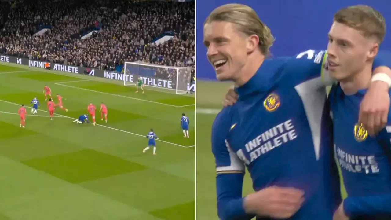 Cole Palmer breaks incredible record with stunning Chelsea goal against Everton