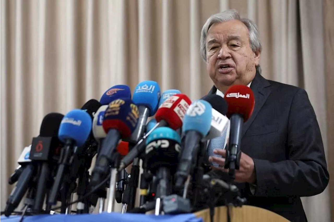 UN chief calls for maximum restraint after Iran's attack on Israel