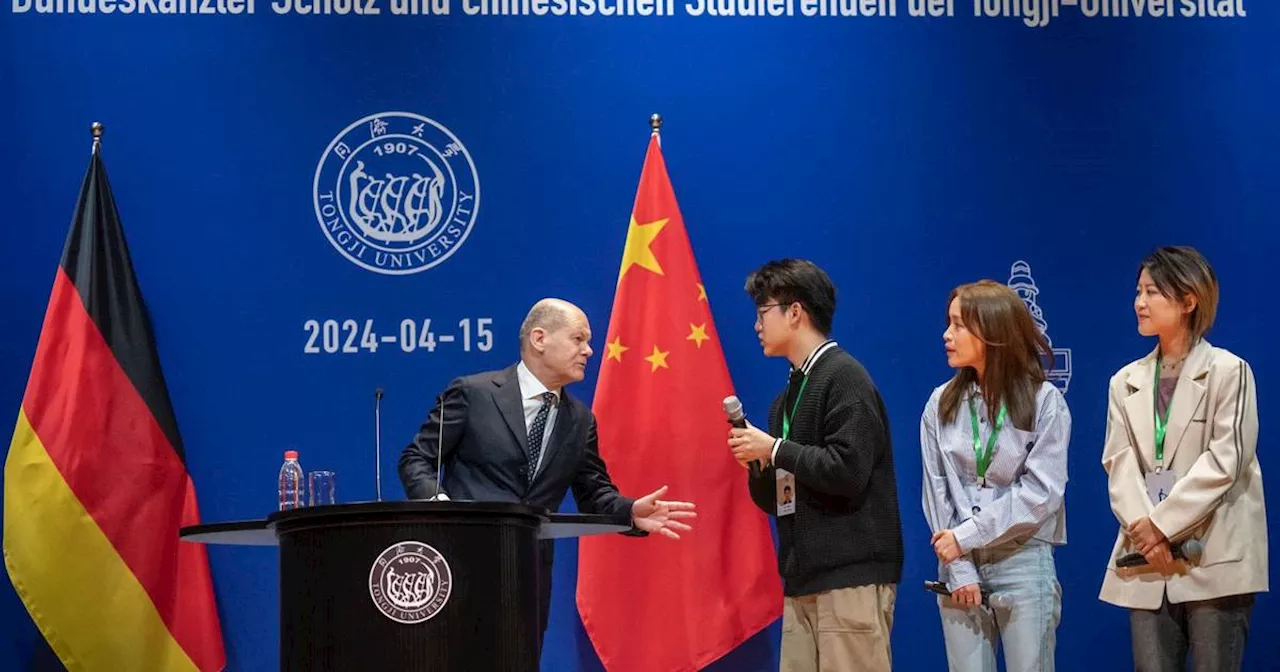 Scholz gibt an chinesischer Uni Cannabis-Tipps