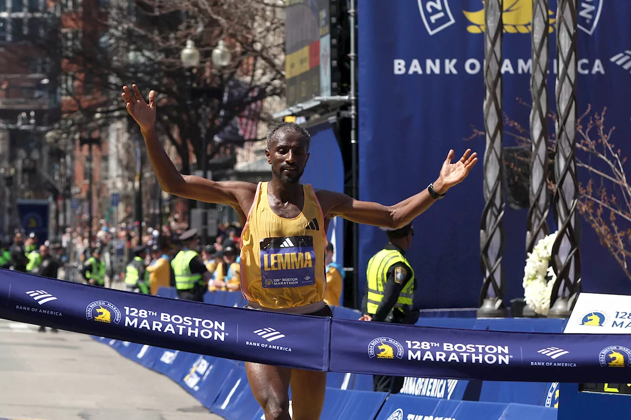 Boston Marathon 2024: Sisay Lemma wins first men’s Boston Marathon race