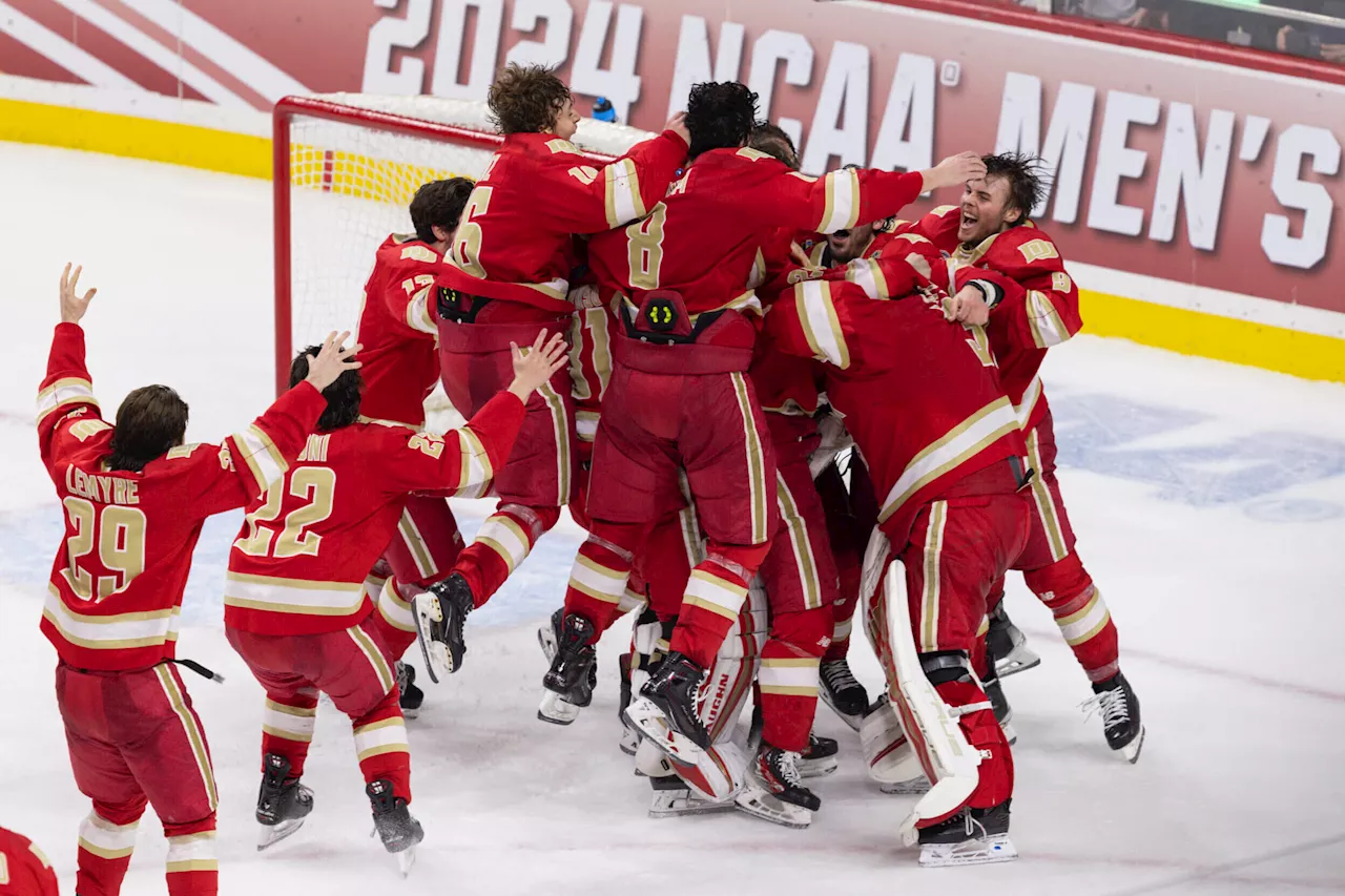 Denver continues reign over college hockey, shuts out Boston College for Frozen Four title