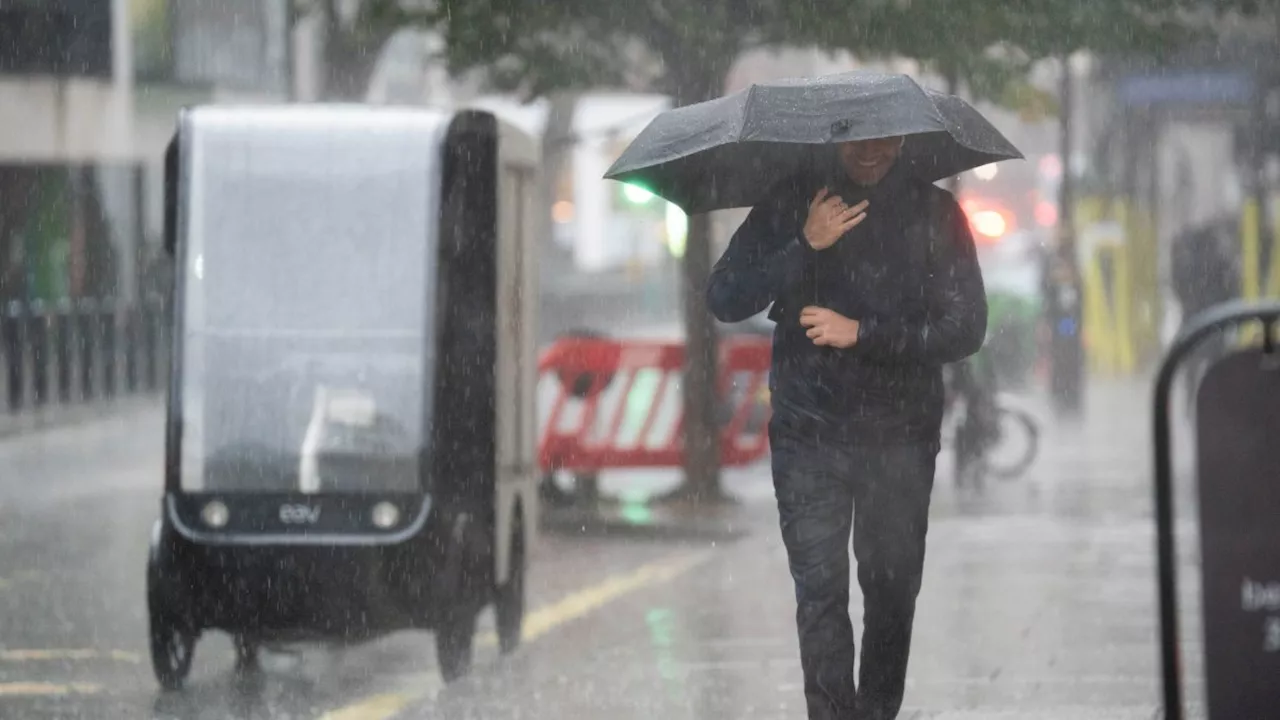 Thunderstorms across UK and yellow weather warning after hottest weekend of 2024