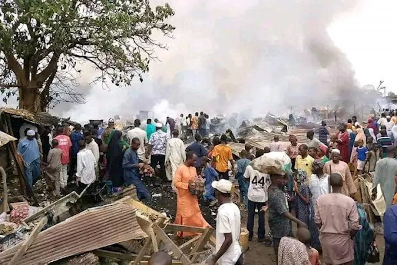 Fire guts major Yola market