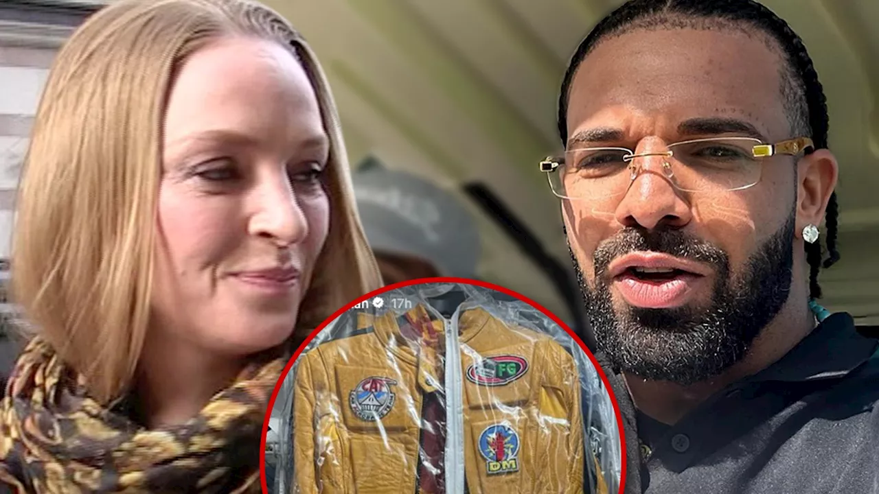 Uma Thurman Offers Her 'Kill Bill' Suit to Drake Amid Growing Hip Hop Beef