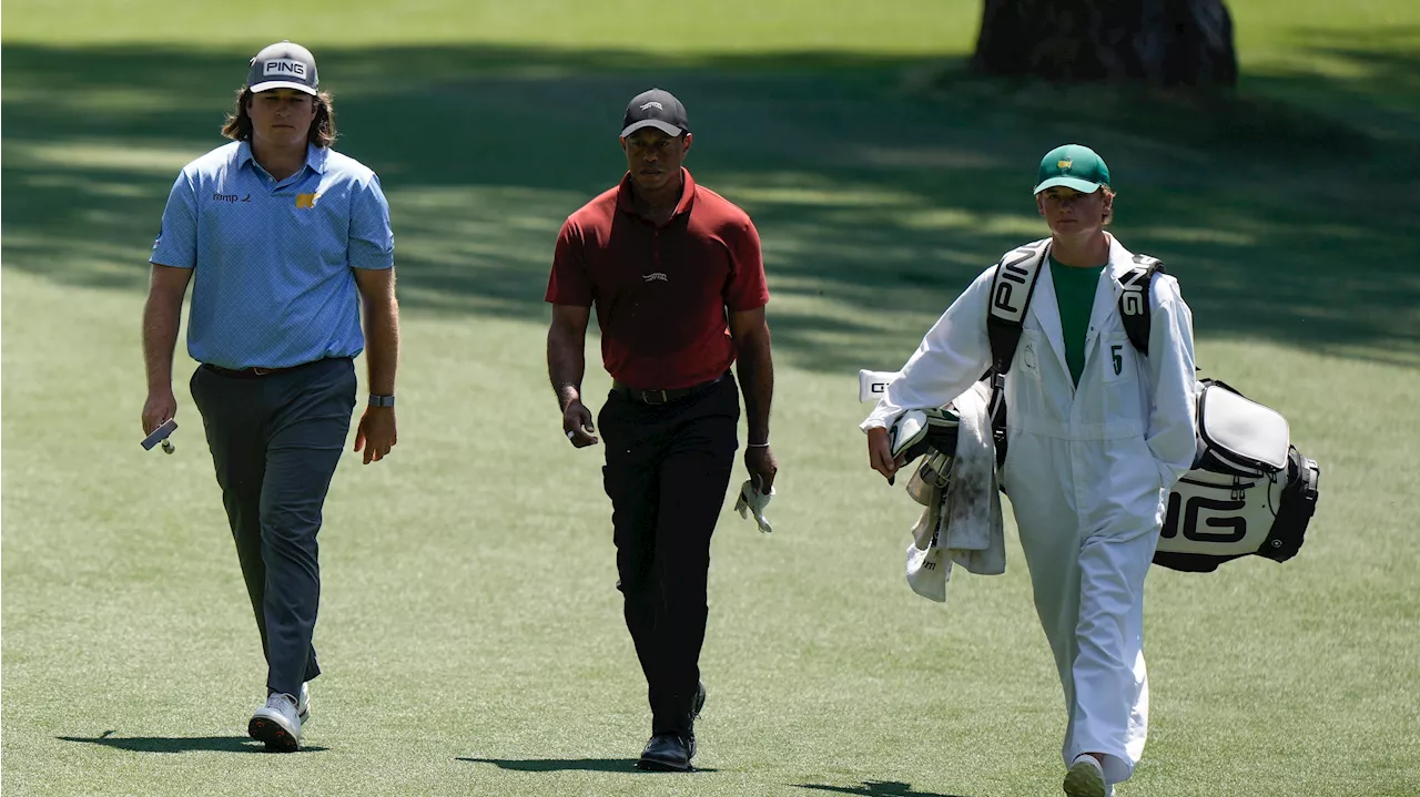 Low amateur Shipley plays final round with Tiger during 'dream week' at the Masters