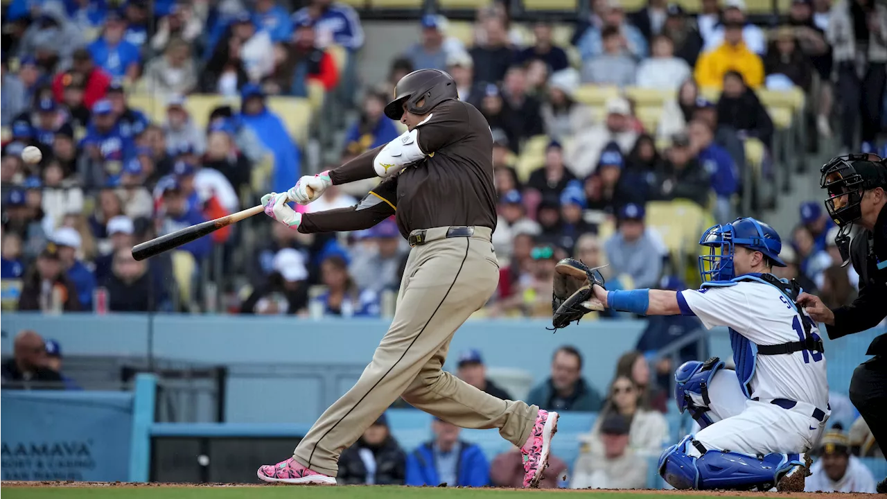 Profar's tiebreaking three-run double in 7th inning lifts Padres to over Dodgers