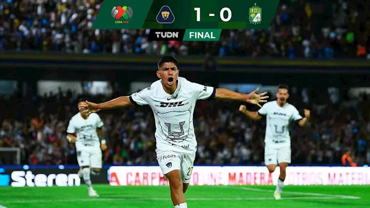 Pumas vs. León: goles resultado resumen del partido Jornada 15 Clausura 2024 de Liga MX