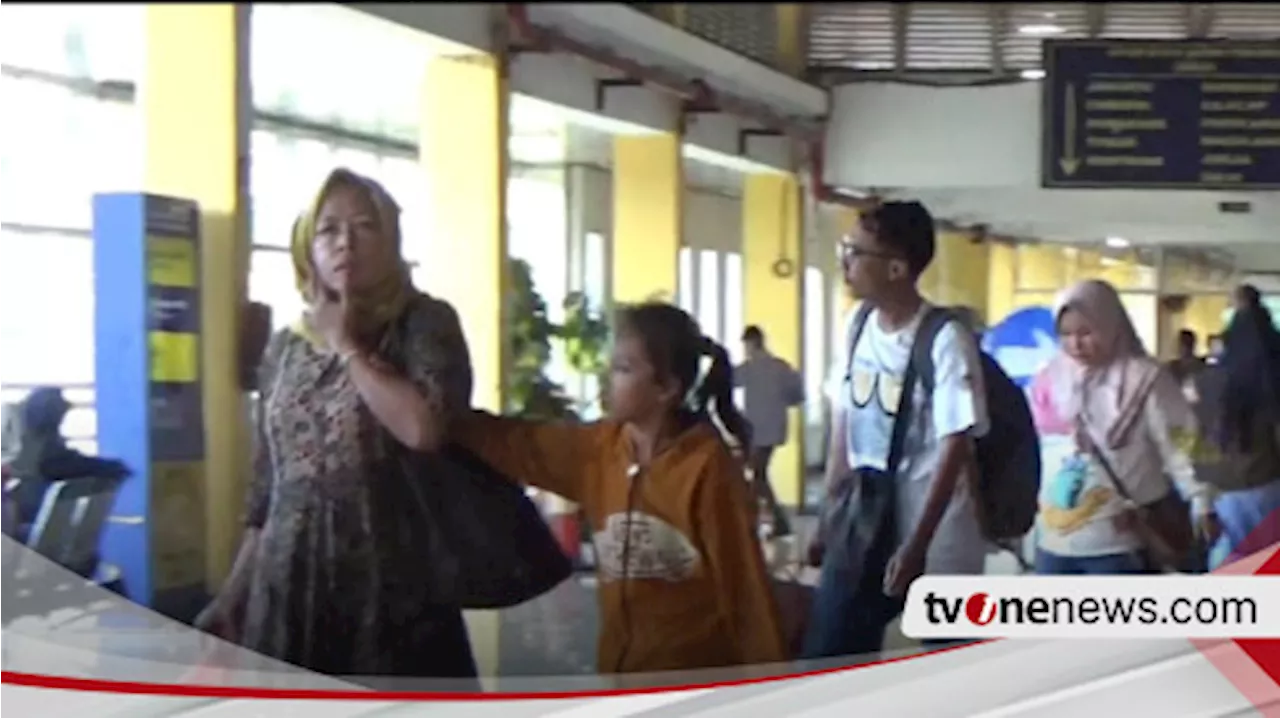 Meski Puncak Arus Penumpang Terjadi Kemarin, Namun Kepadatan Terus Terjadi di Terminal Purabaya