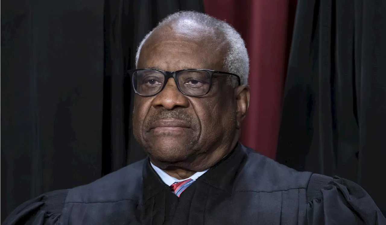 Clarence Thomas absent from Supreme Court Monday, no reason given