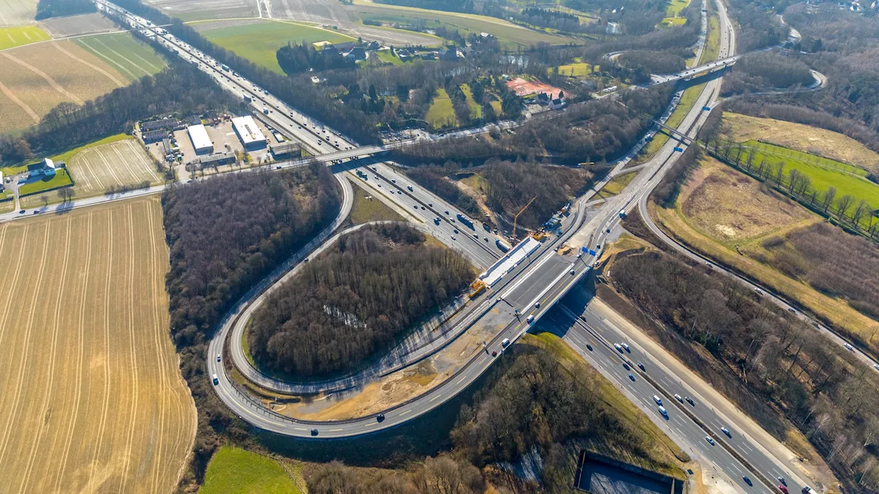 Bauarbeiten an A44 bei Ratingen: Autobahn für vier Wochen gesperrt