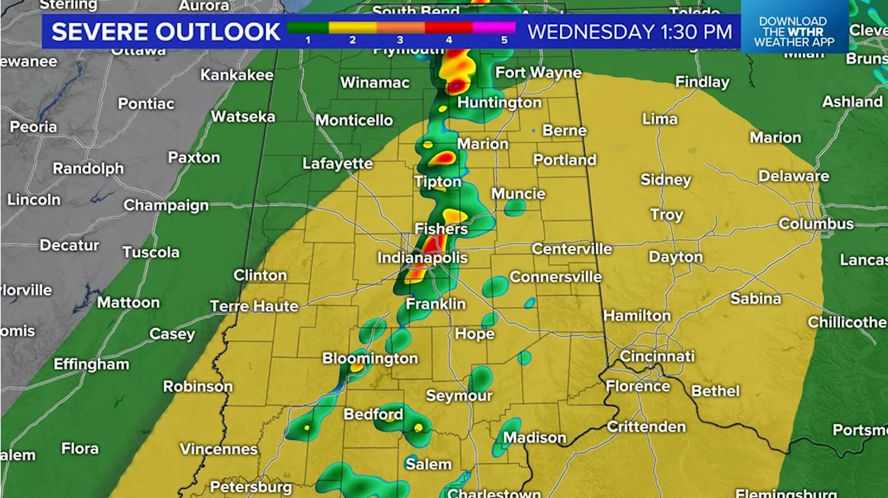 Unseasonably warm air fuels severe storm potential