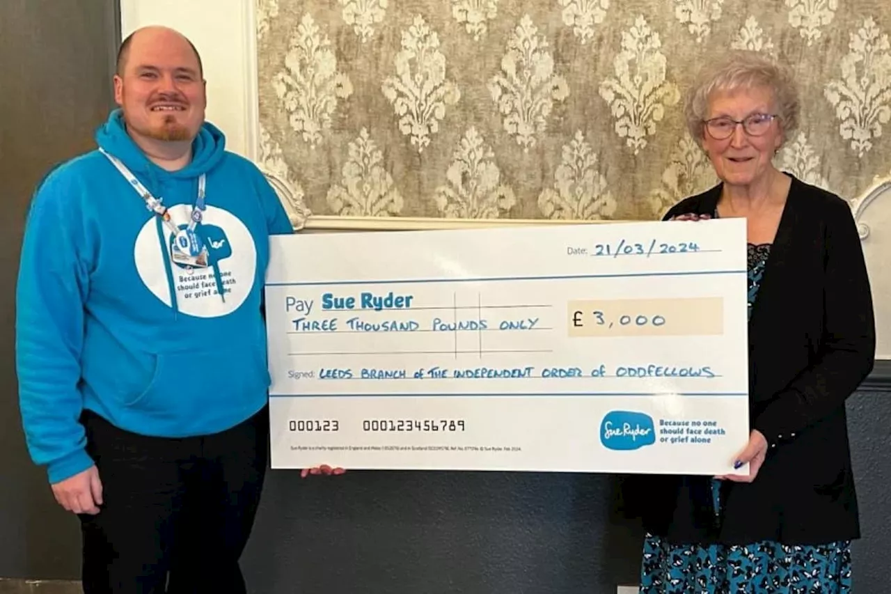 ‘Invaluable support’ returned with friendly donation to local hospice.