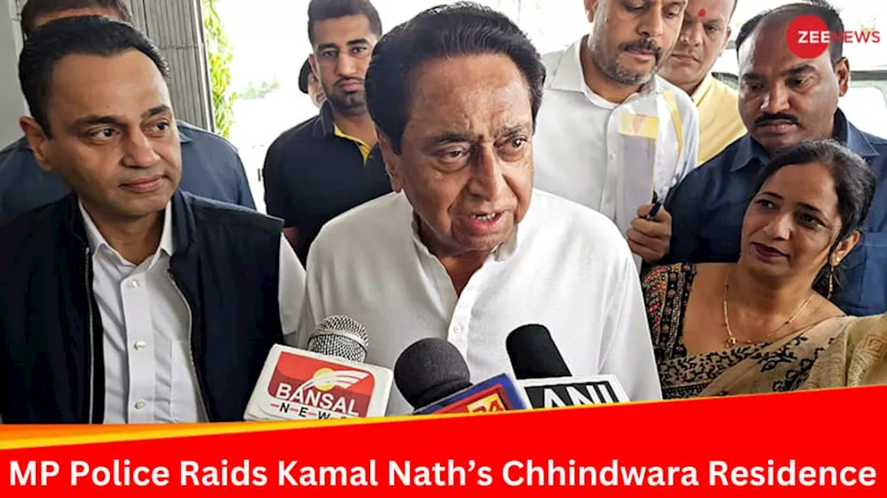 MP Police Raids Ex-CM Kamal Nath’s Home Over Chhindwara BJP Candidates Bribery Allegations