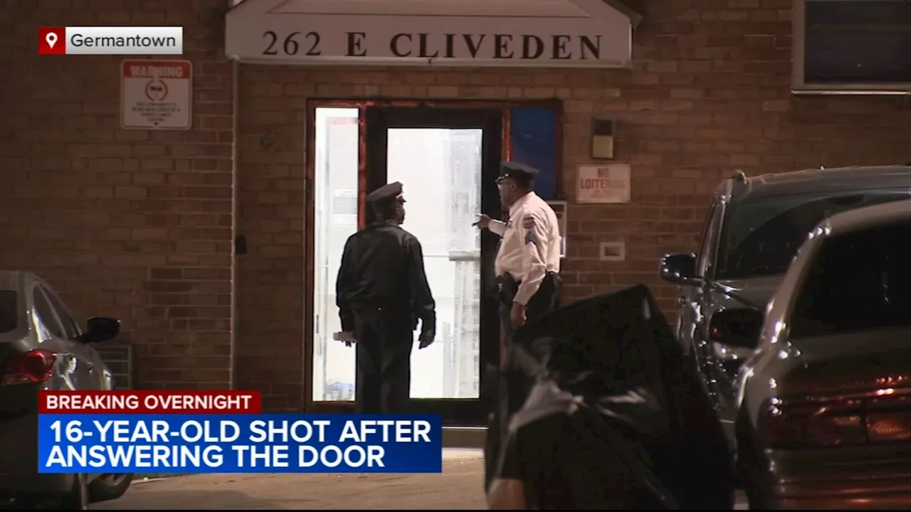 Teen shot in Philadelphia's Germantown section after answering door while babysitting young cousins