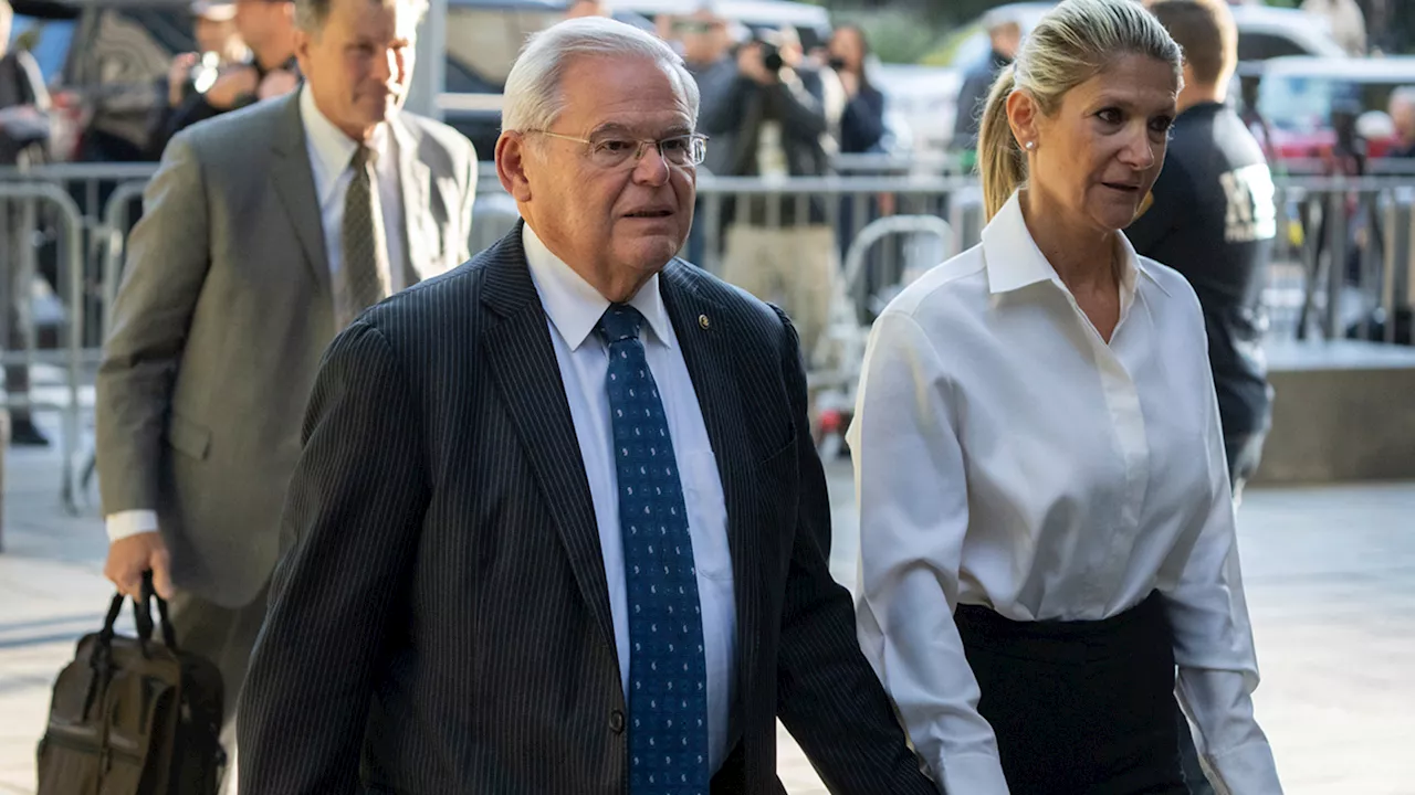 Sen. Bob Menendez may blame wife in next month's bribery trial: unsealed court document