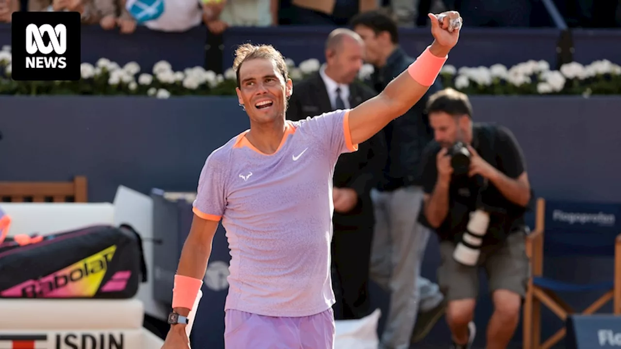 Rafael Nadal wins in Barcelona Open return, setting up second-round clash with Alex de Minaur