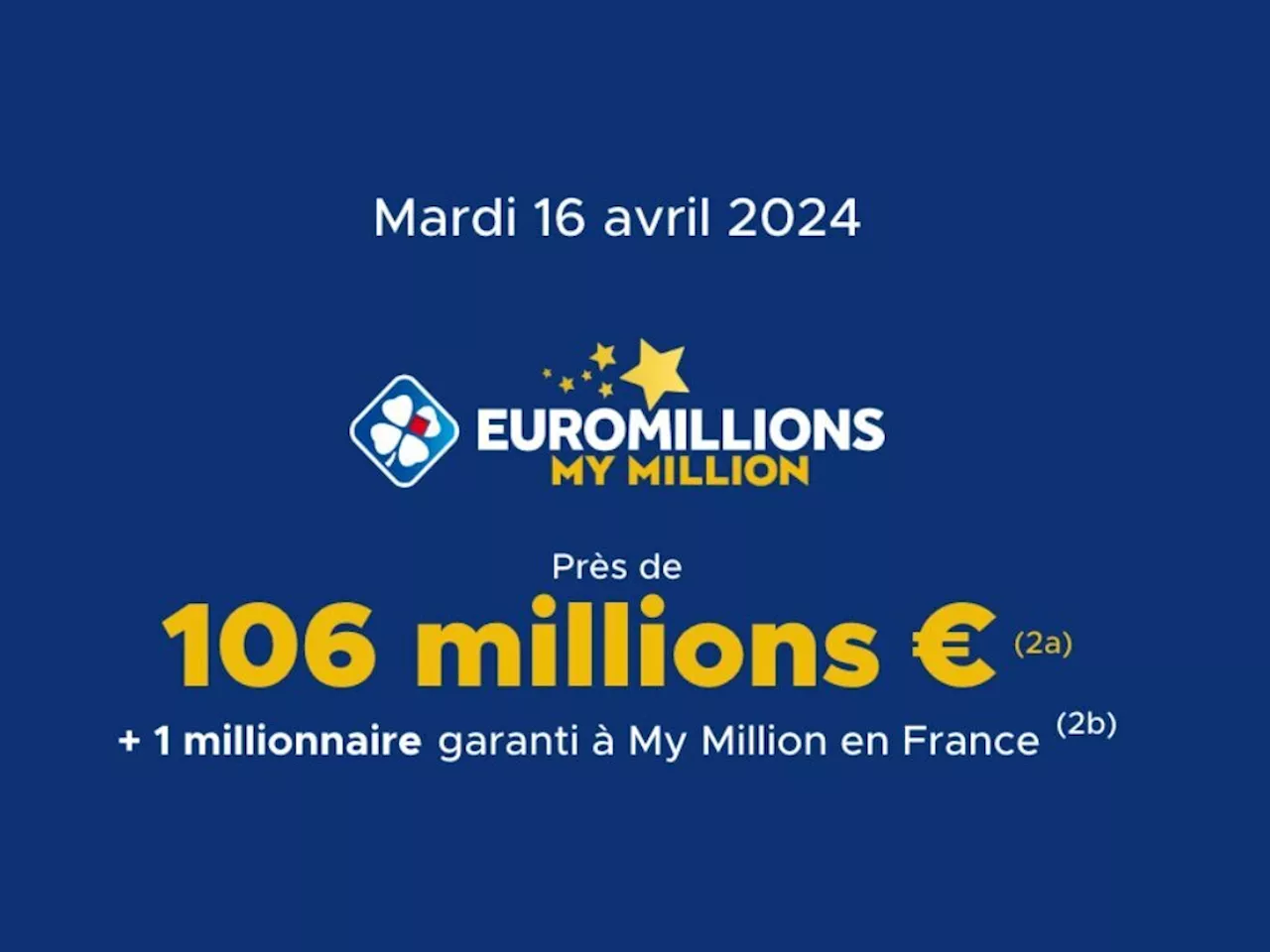 EuroMillions : Tentez de gagner près de 106 millions ce mardi, voici comment jouer avec la FDJ