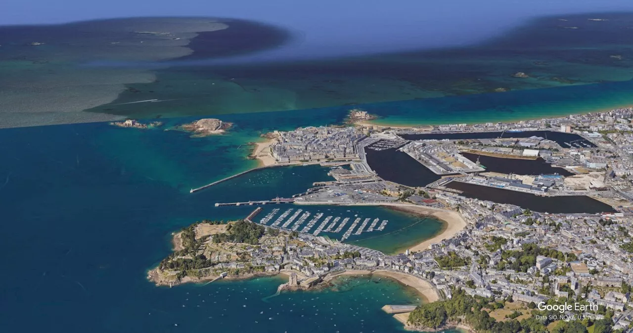 Une magnifique vidéo de 30 secondes de Saint-Malo vue du ciel