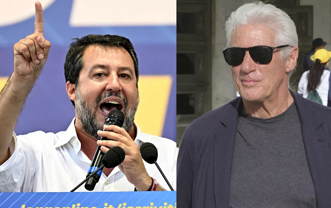 Migranti, Richard Gere contro la 'cattolica Italia'. E Salvini si arrabbia