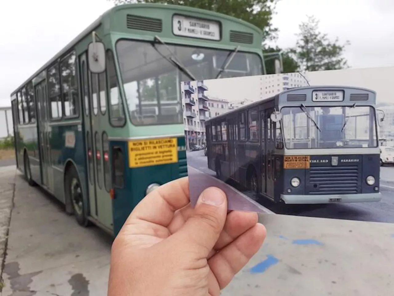 Cristian, da bimbo amava i bus, ora li restaura